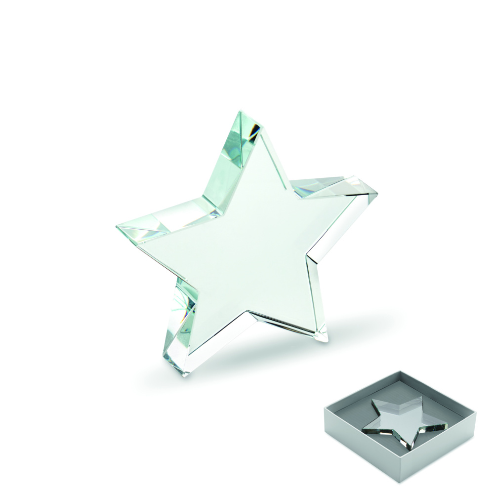 Logo trade advertising product photo of: Glass star award